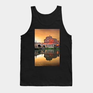 Castel Sant'Angelo & Tiber river - Rome, Italy Tank Top